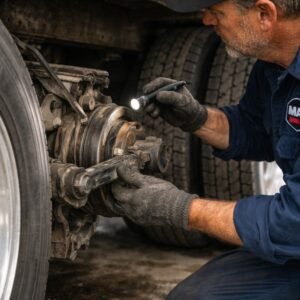 Truck Brake DOT Inspection MAC Truck Repair Shop